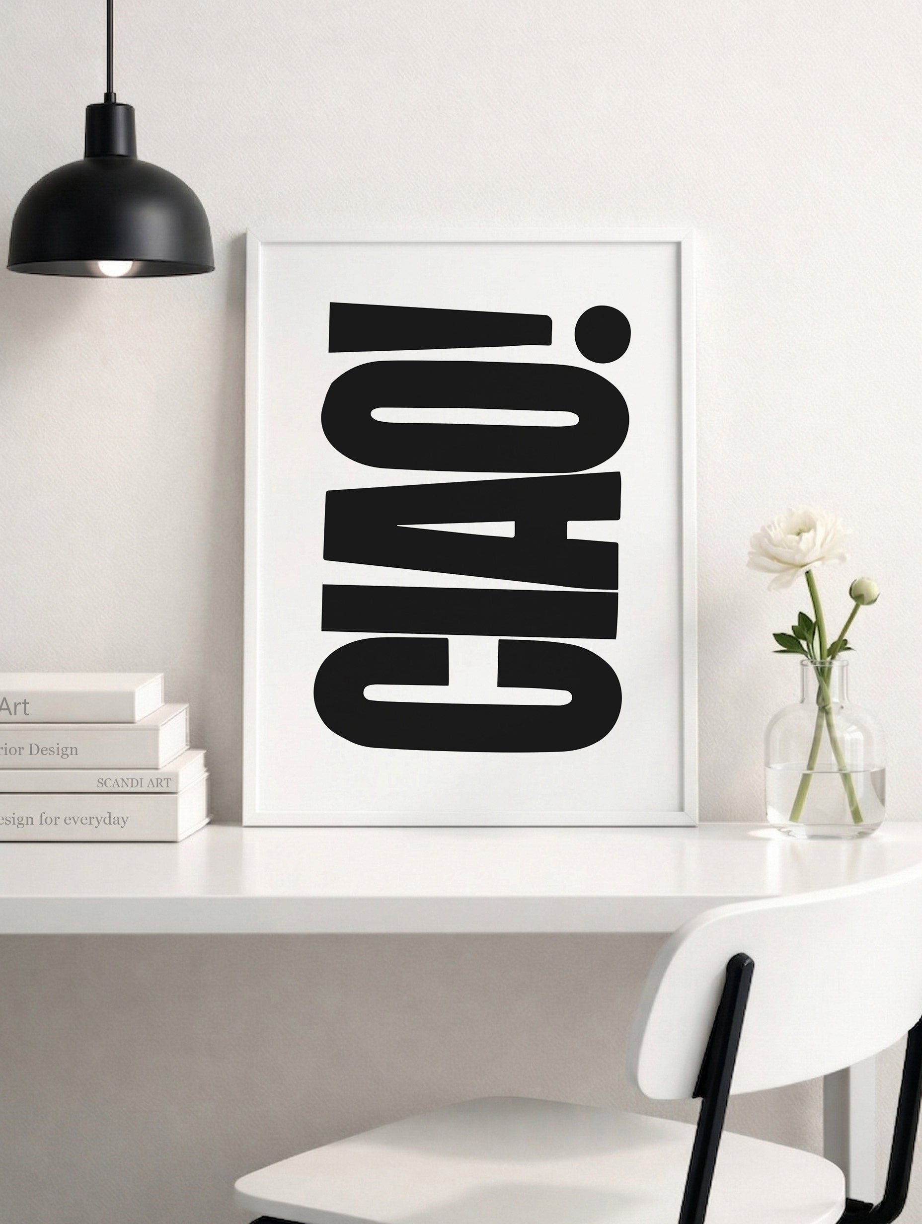 Ciao Graphic Poster Mockup