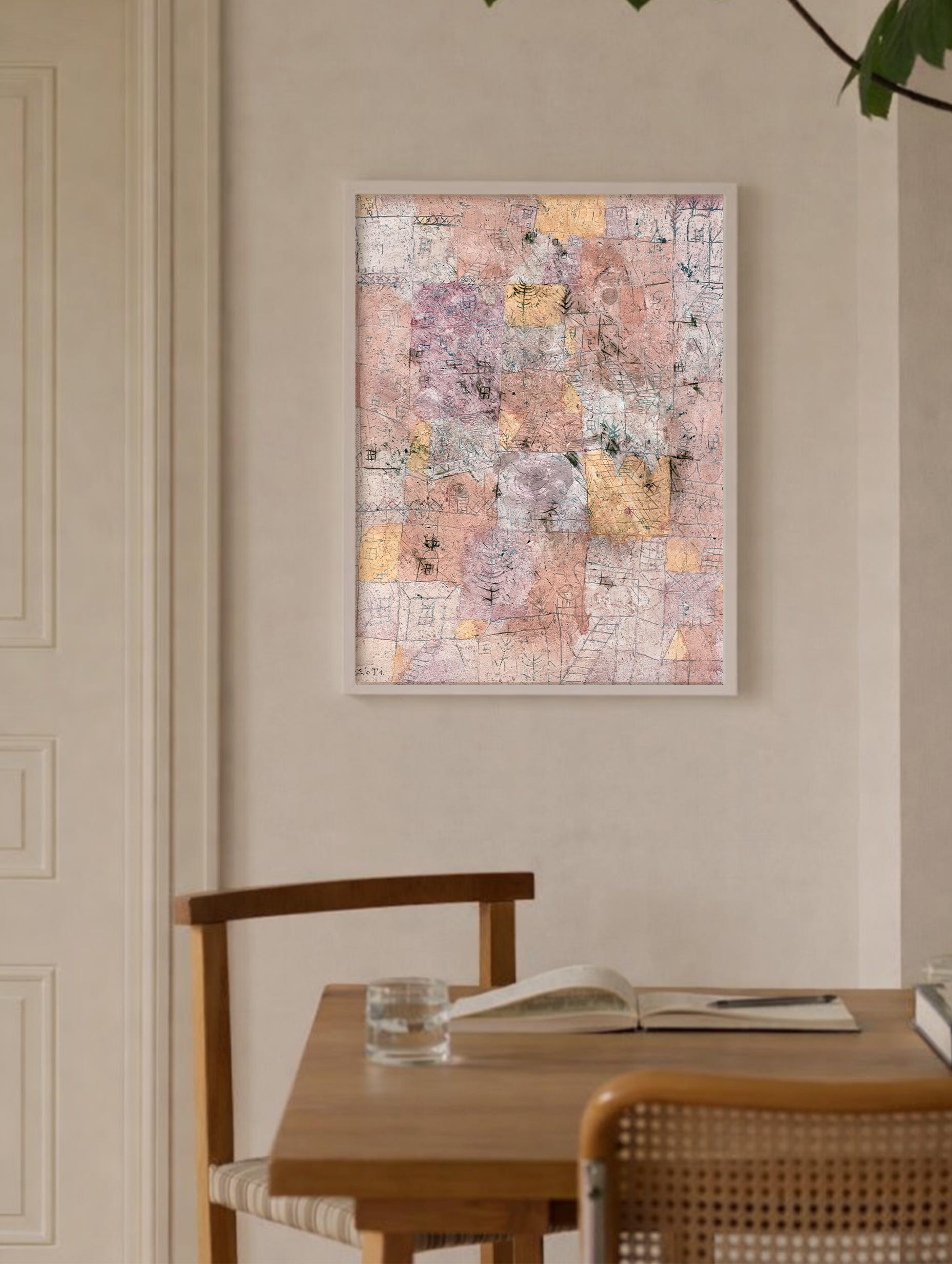 Suburban Idyll - Paul Klee Art Print Mockup