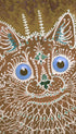 A Cat in Gothic Style - Louis Wain