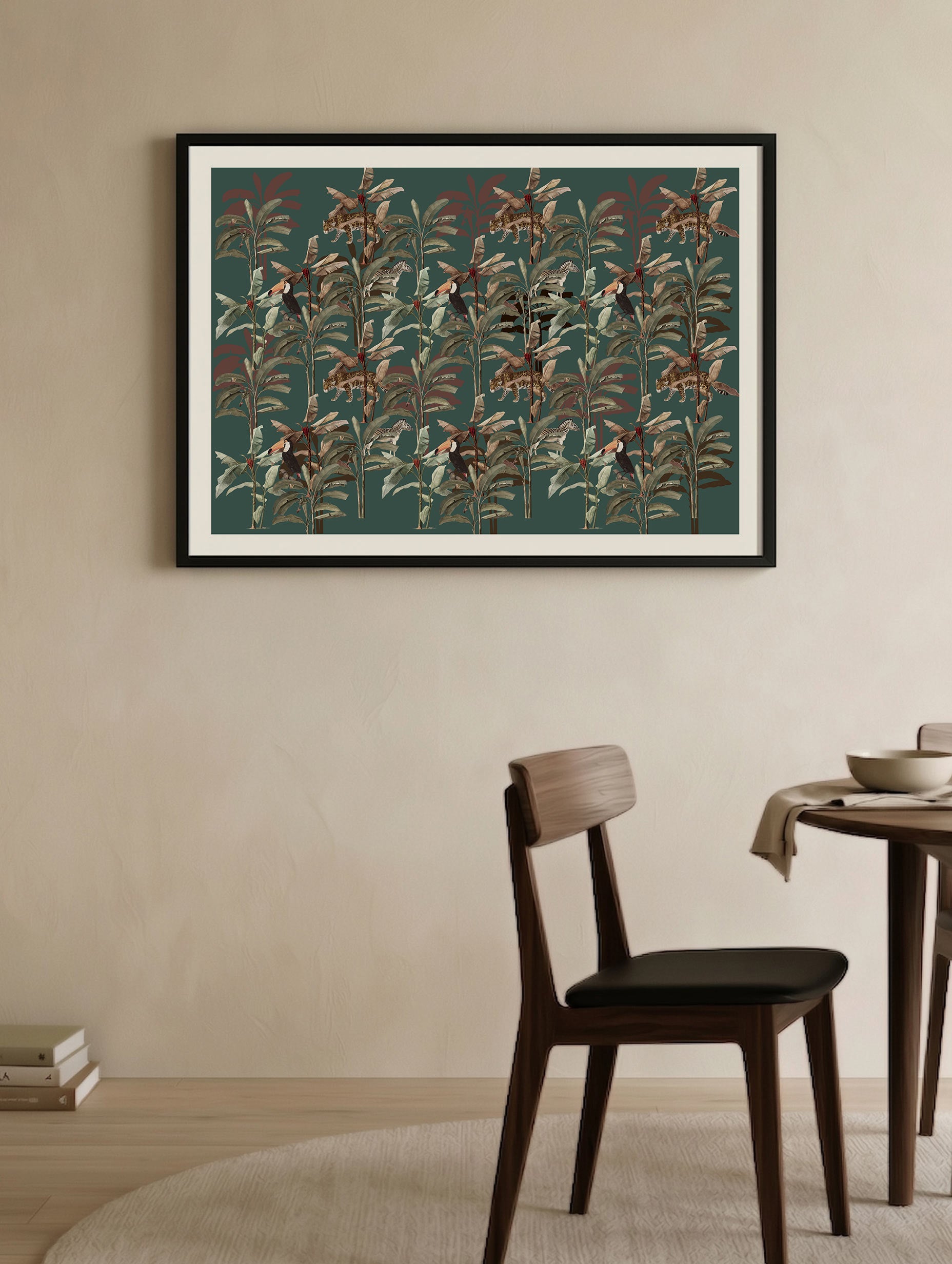 Tropical Animal Poster Mockup