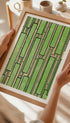 Japanese Textile No.4 - Shima Shima Mockup