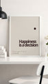 Happiness Is a Decision Poster Mockup