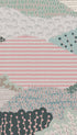 Abstract Mountain Texture Poster