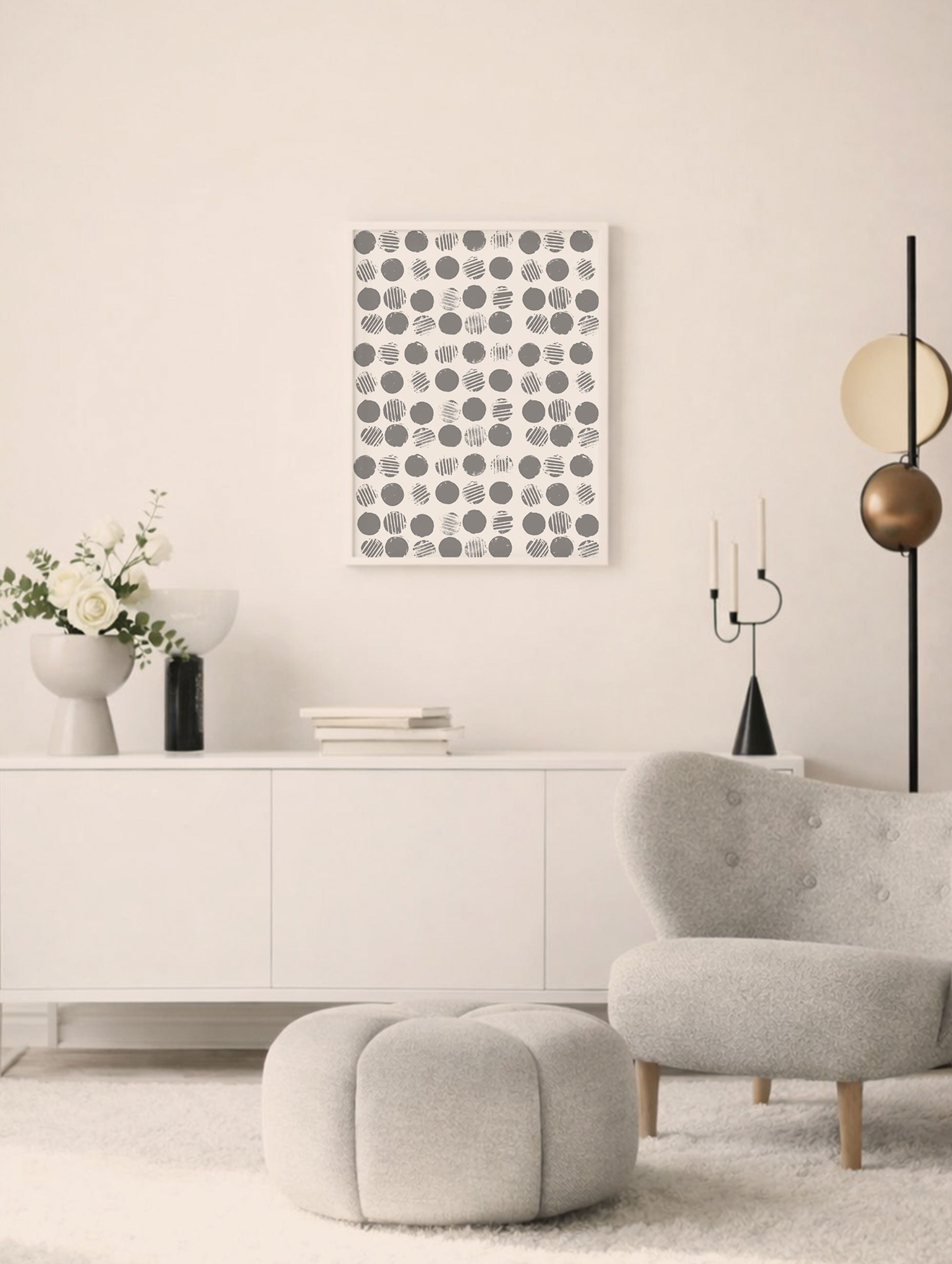 Sketch Dot Rhythm Poster Mockup