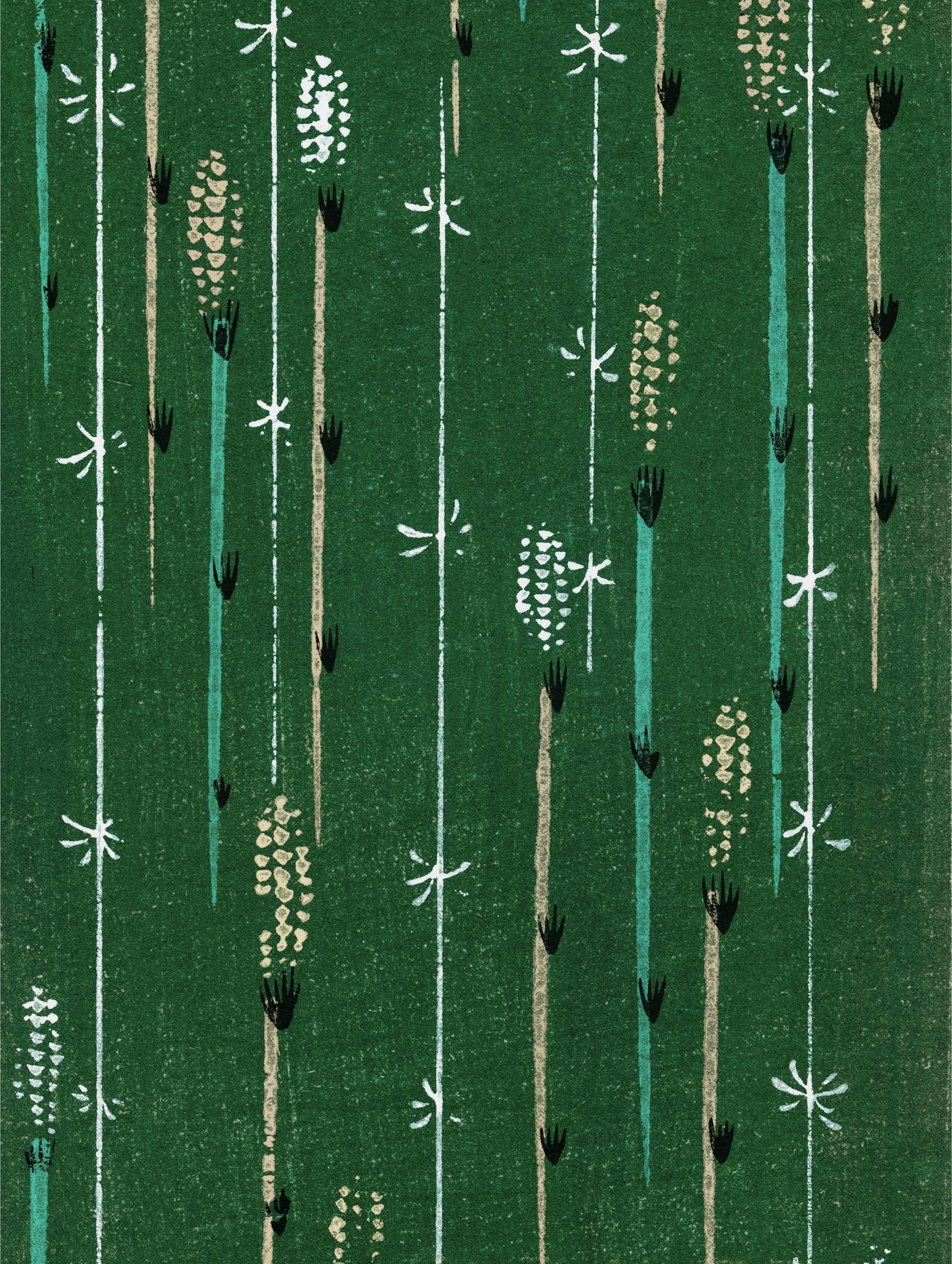 Woodblock - Shima Shima