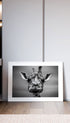 Giraffe Portrait Poster Mockup