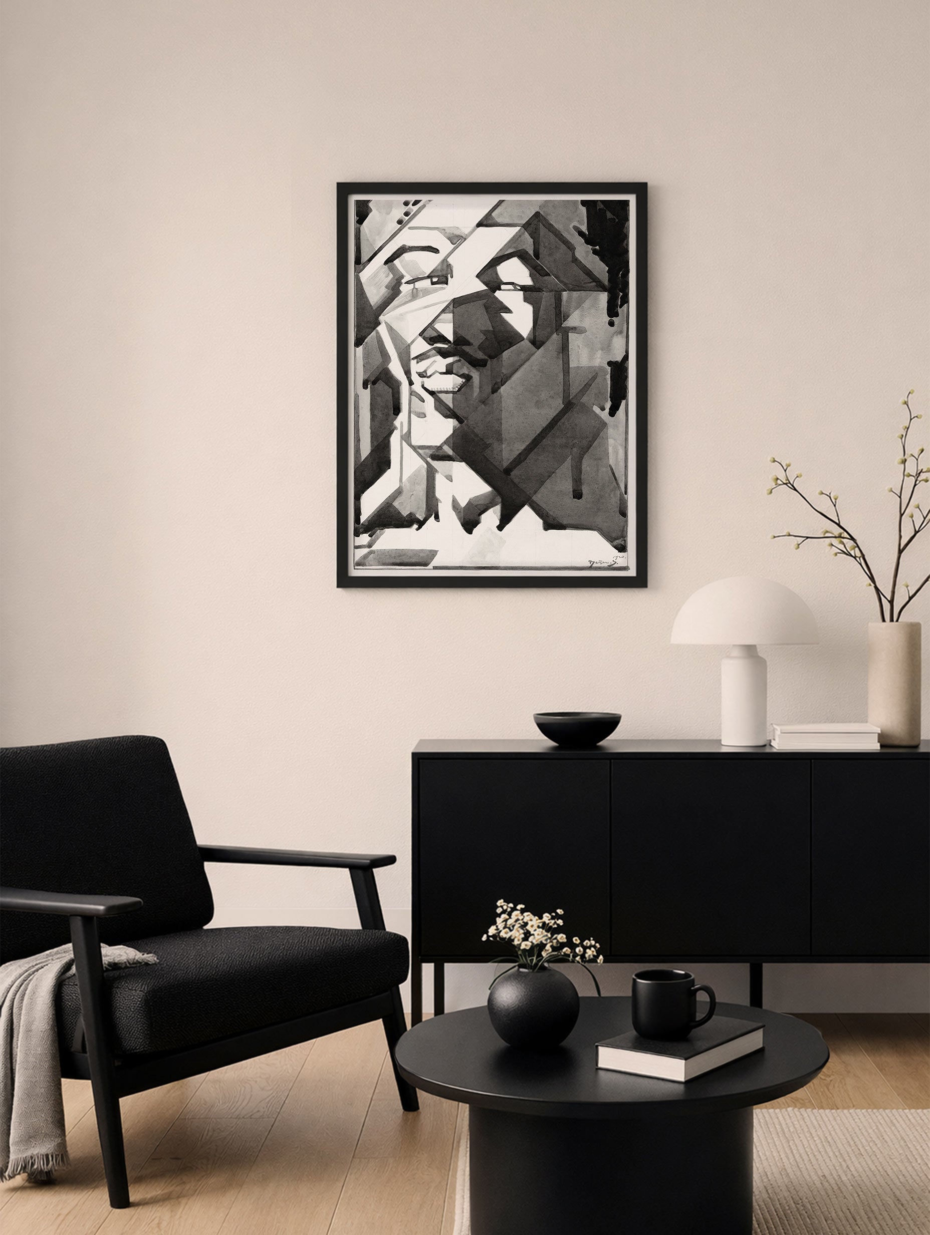 Self Portrait 1920 - Reijer Stolk Mockup