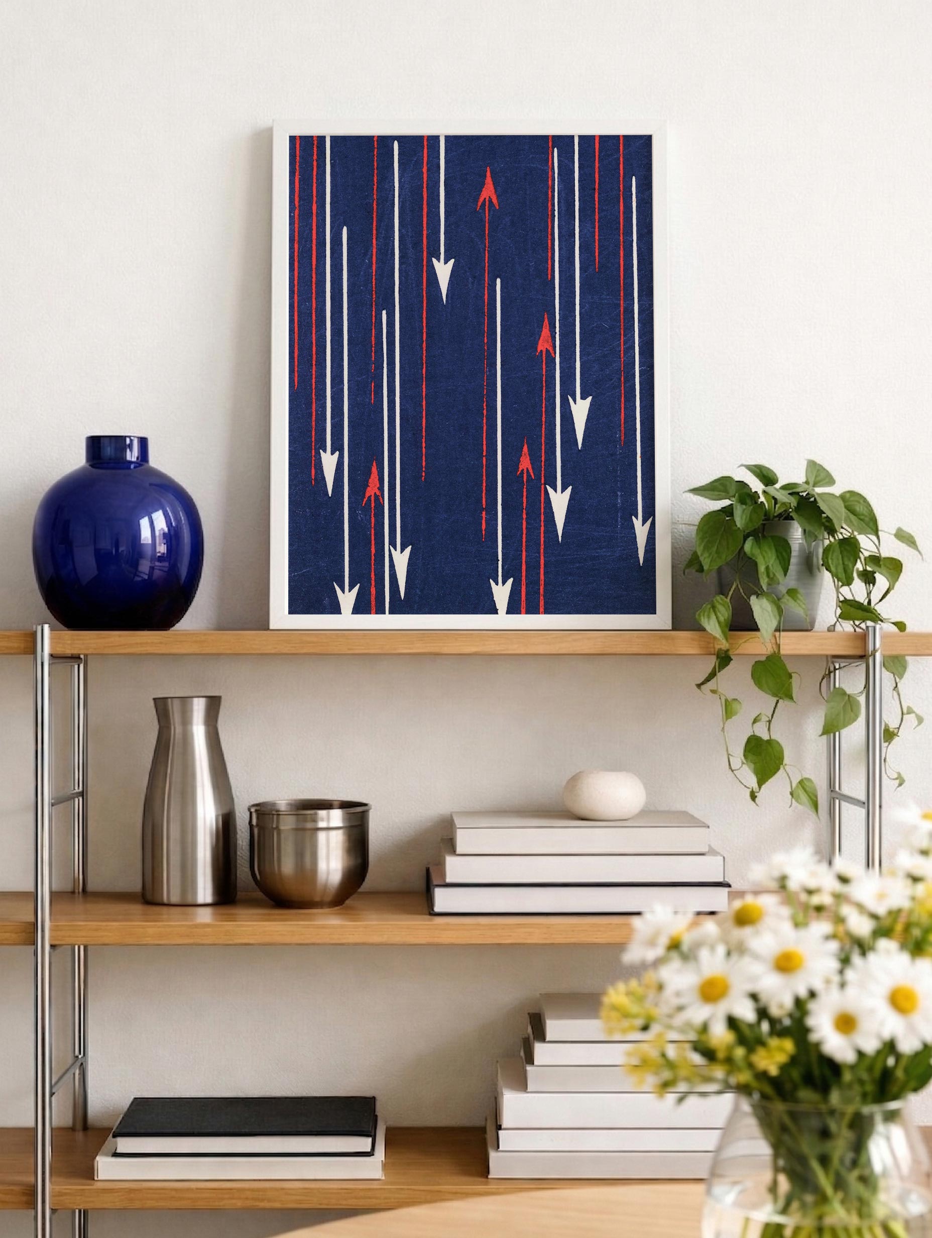 Textile Pattern - Shima Shima Poster Mockup