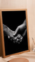 Black and White Friend Poster Mockup