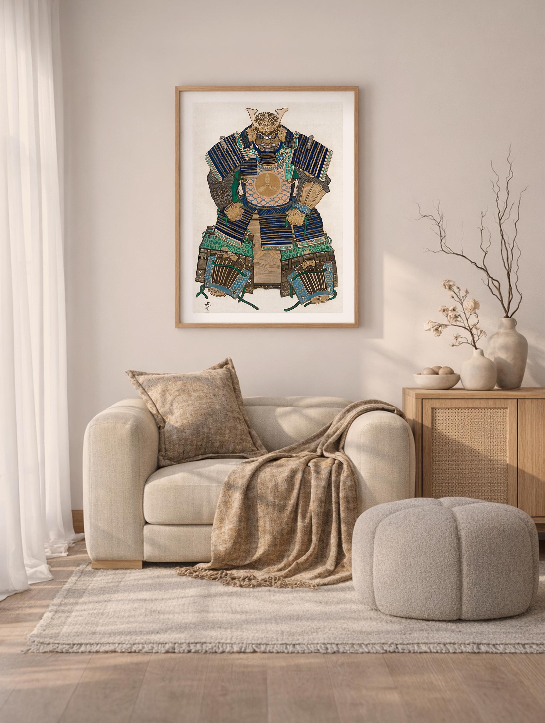 Suit of Armor – Mihata Jōryū Art Print Mockup