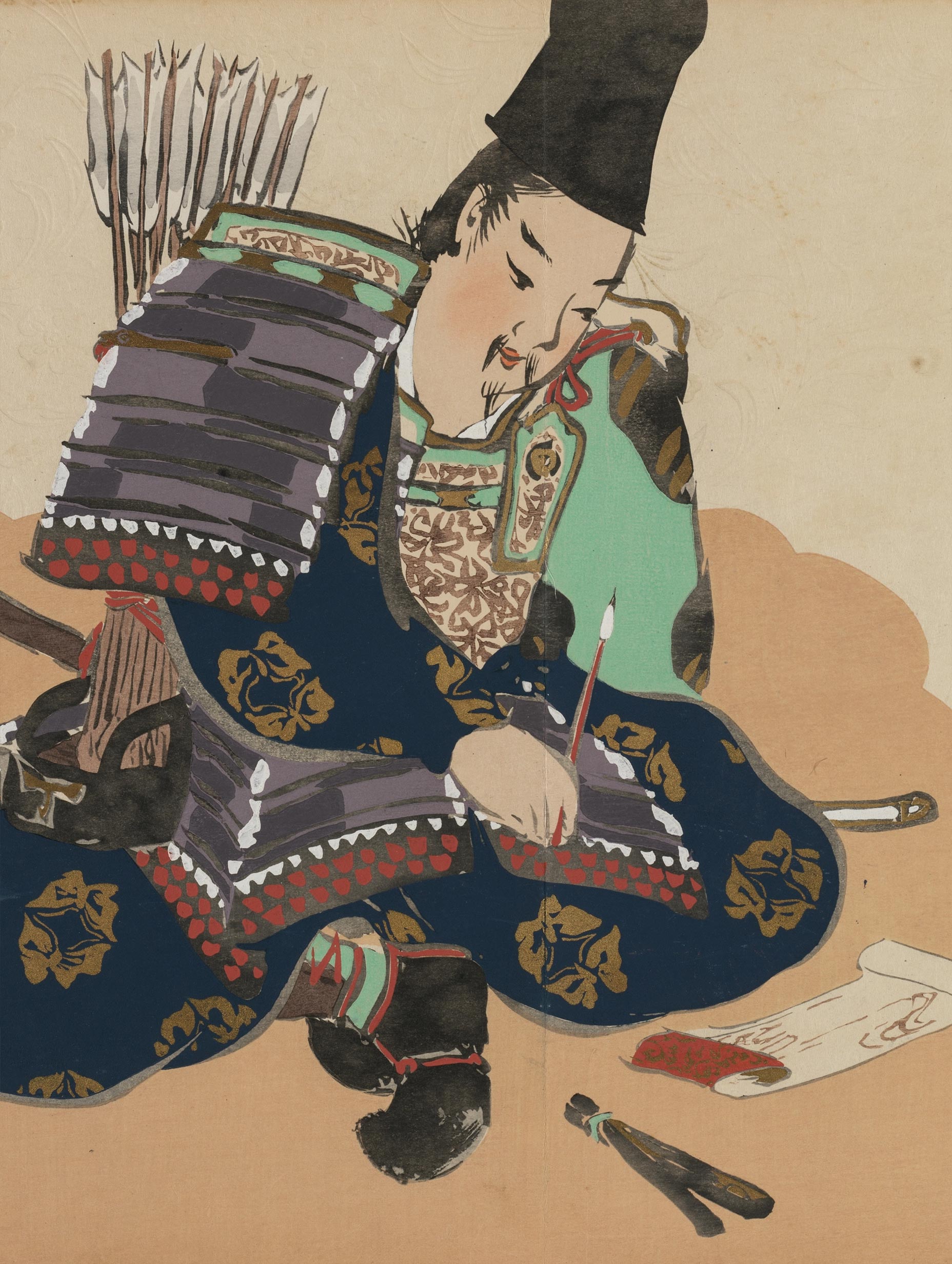 Taira no Tadanori – Kamisaka Sekka Art Print