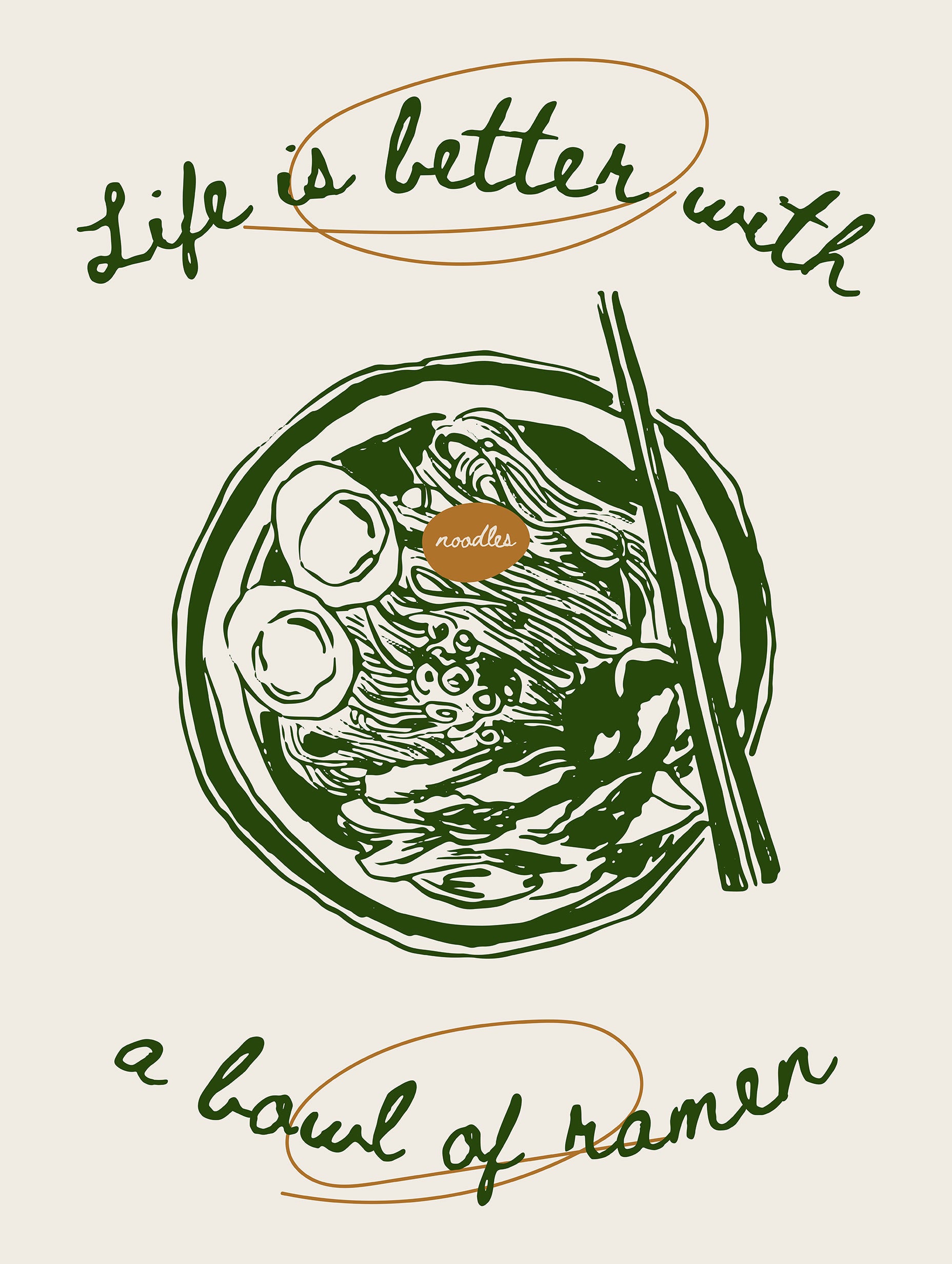 Better With Ramen Mockup