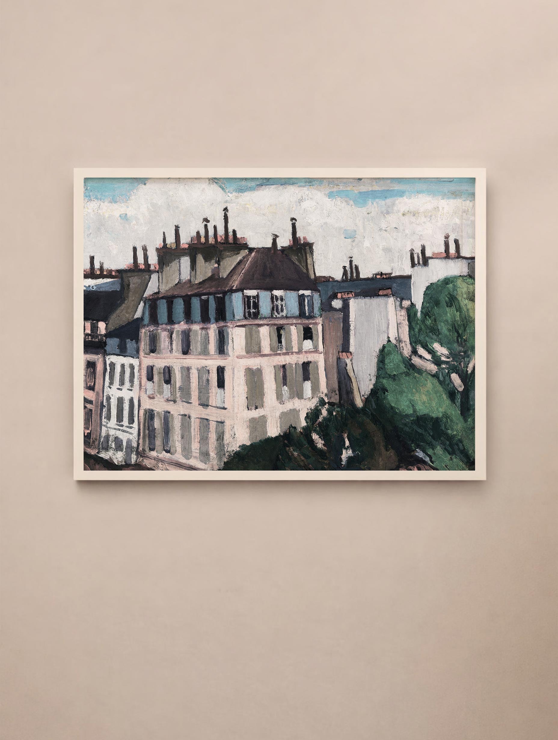 Rooftops, Paris-Henry Lyman Saÿen Mockup
