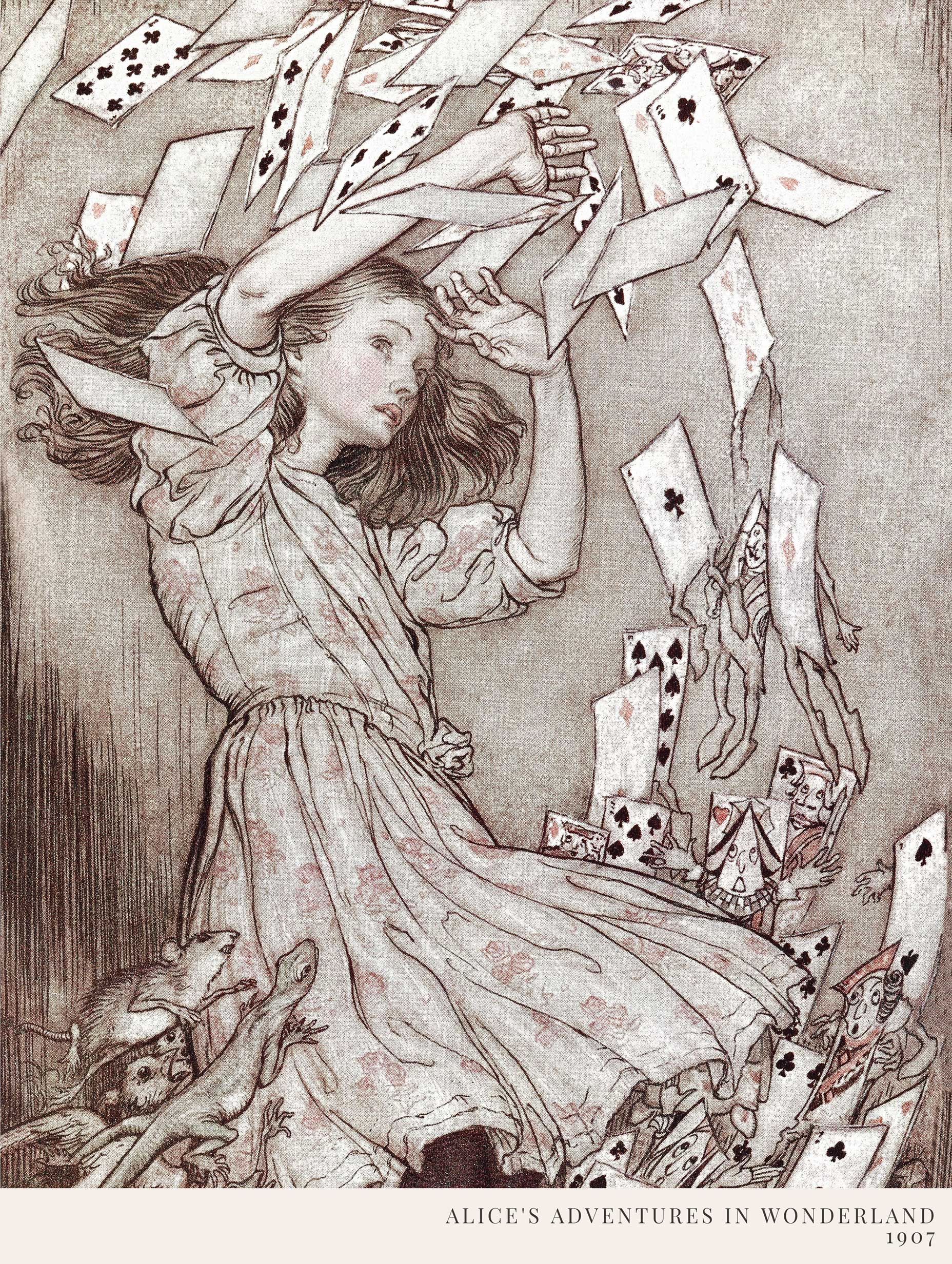 Alice’s Adventures in Wonderland – Arthur Rackham Art Print