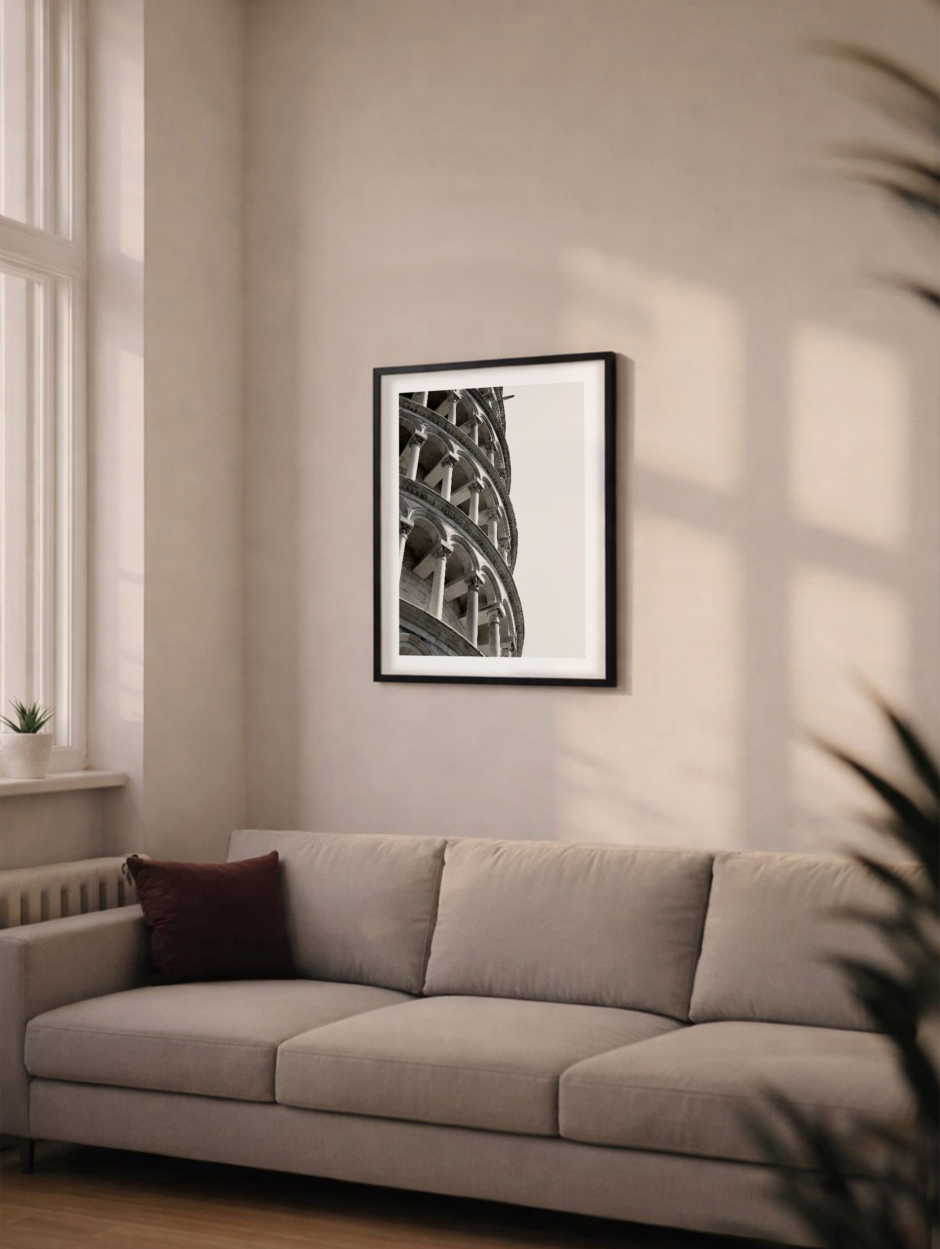 Tower of Pisa Poster Mockup