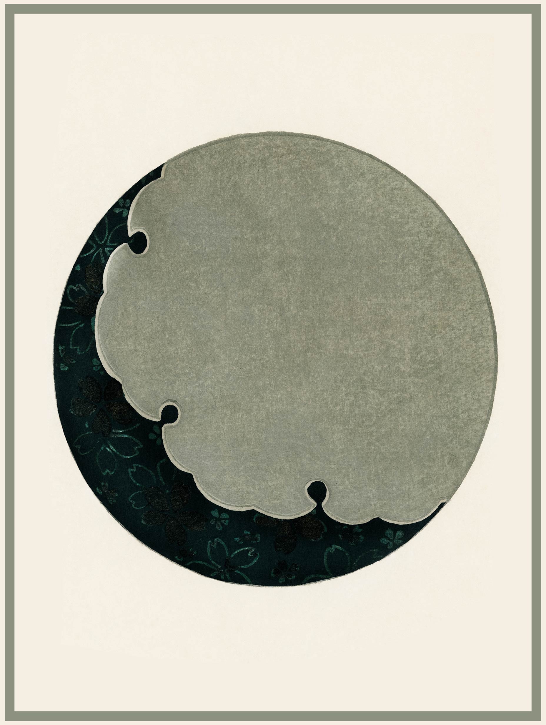 Moon – Watanabe Seitei Art Print