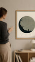 Moon – Watanabe Seitei Art Print Mockup