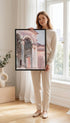 Loggia, Villa Giulia, Rome – John Singer Sargent Art Print Mockup