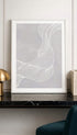 Abstract Line Wave Poster No 2 Mockup