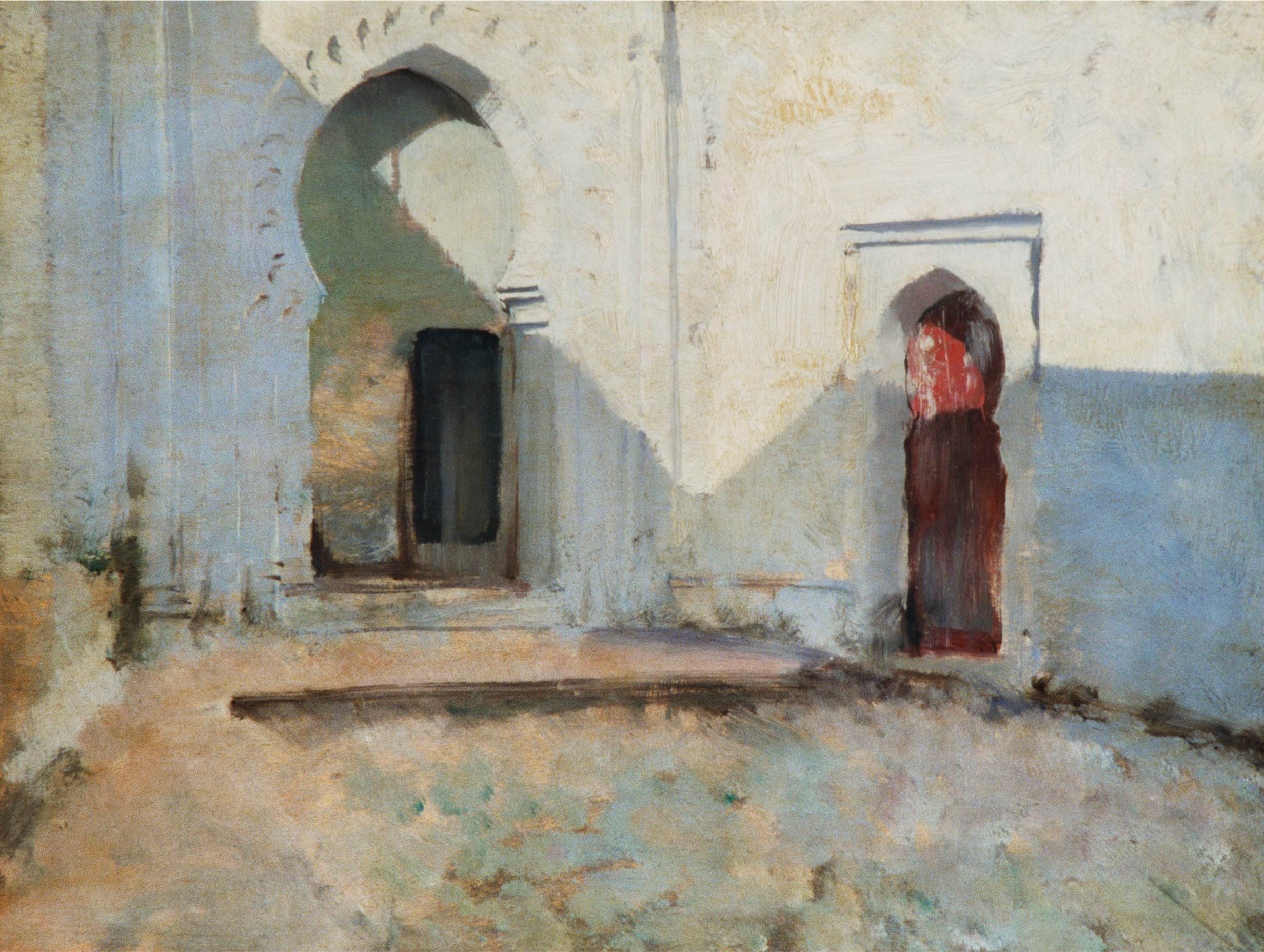 Courtyard Tétouan - John Singer Sargent Art Print