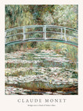 Bridge over a Pond of Water Lilies - Claude Monet 
