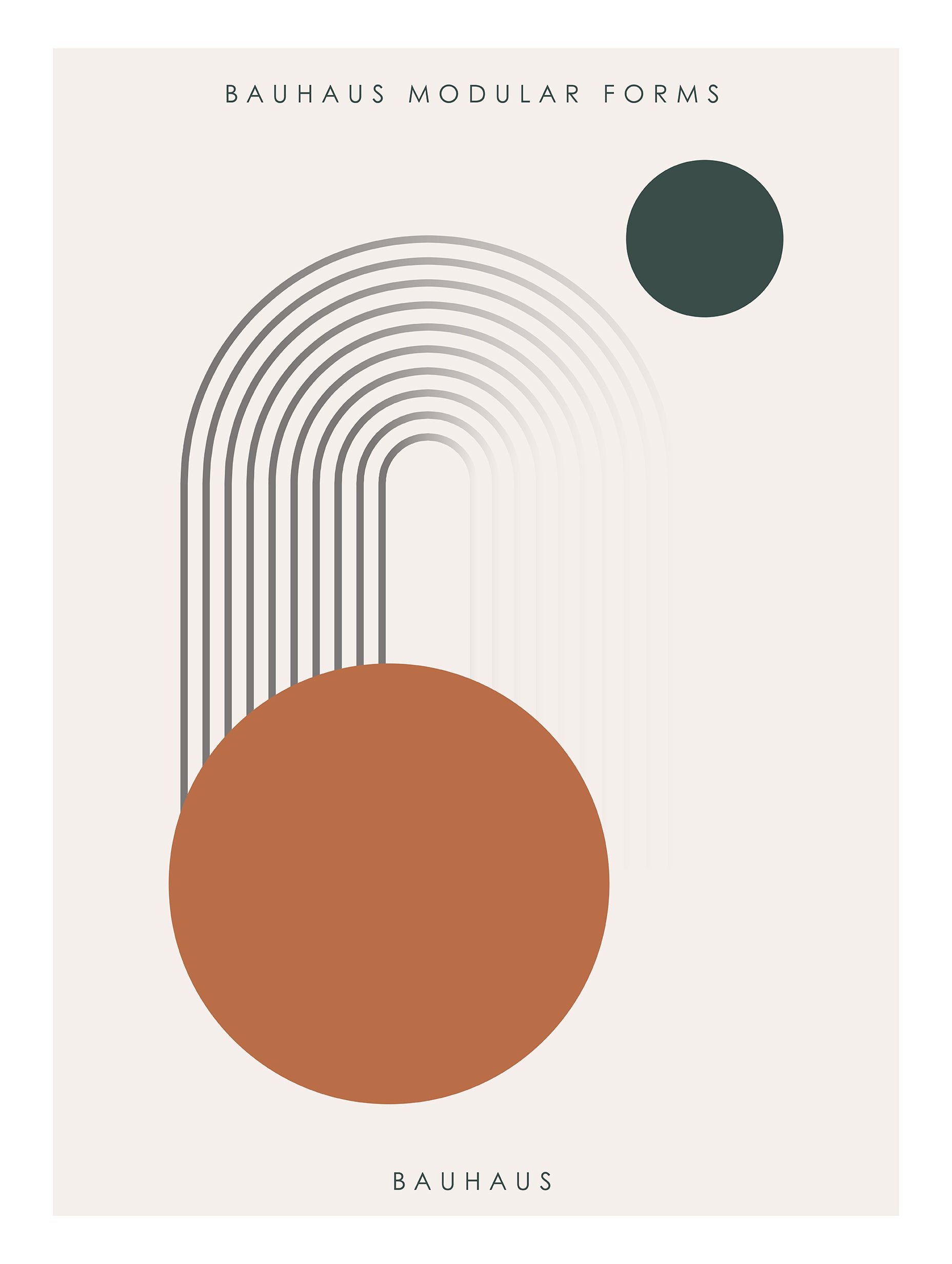 Modern abstrakt bohemisk poster