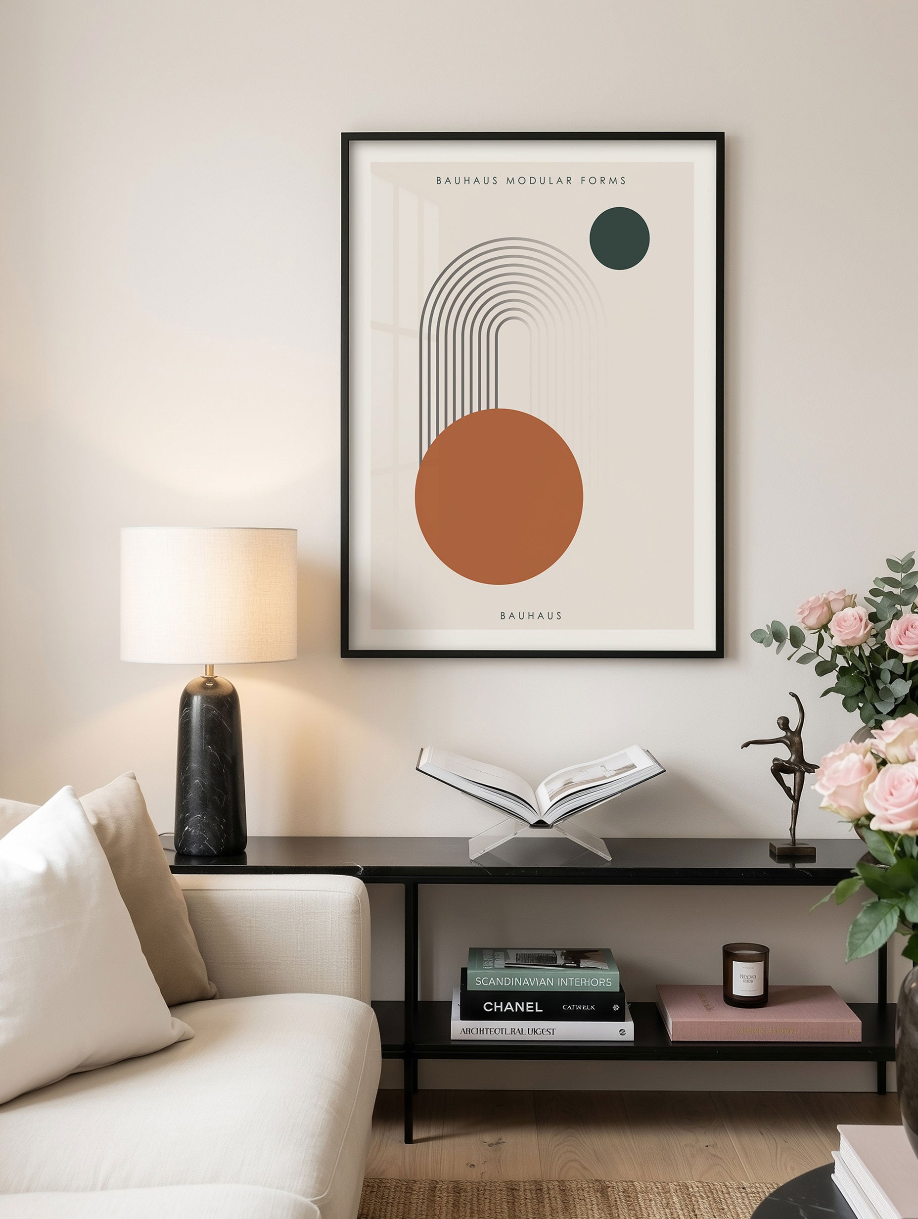 Modern abstrakt bohemisk poster