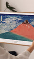Red Fuji by Hokusai Mockup