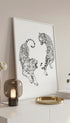 Twin Tigers Poster Mockup