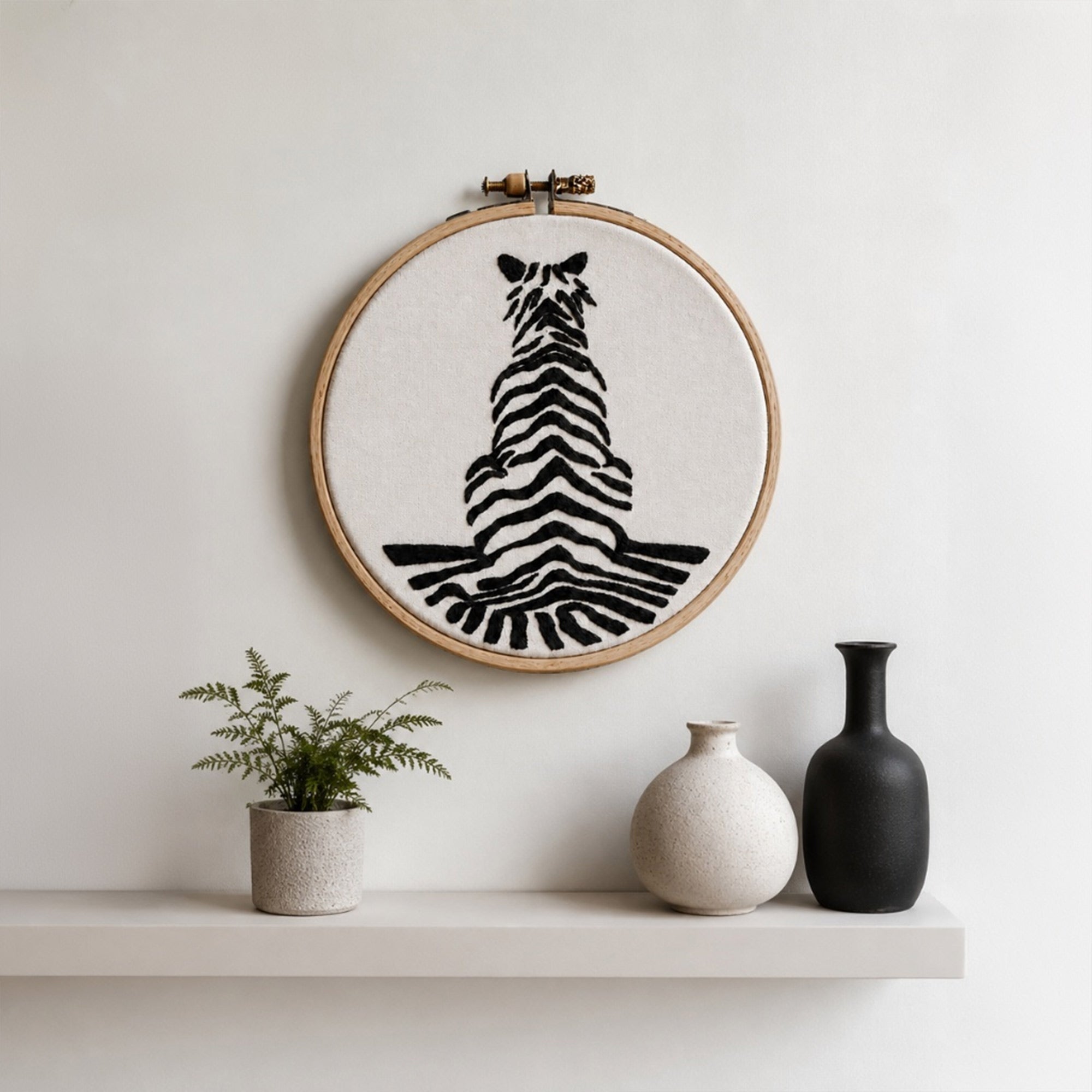 Broderidesign med Bengaliska lejonet