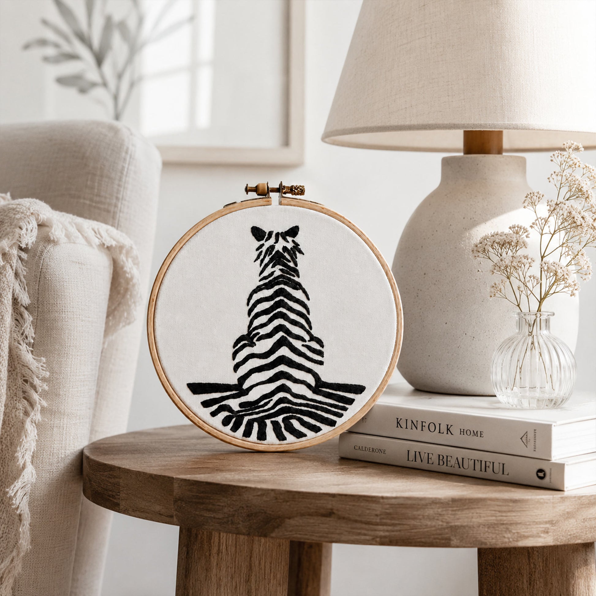 Broderidesign med Bengaliska lejonet
