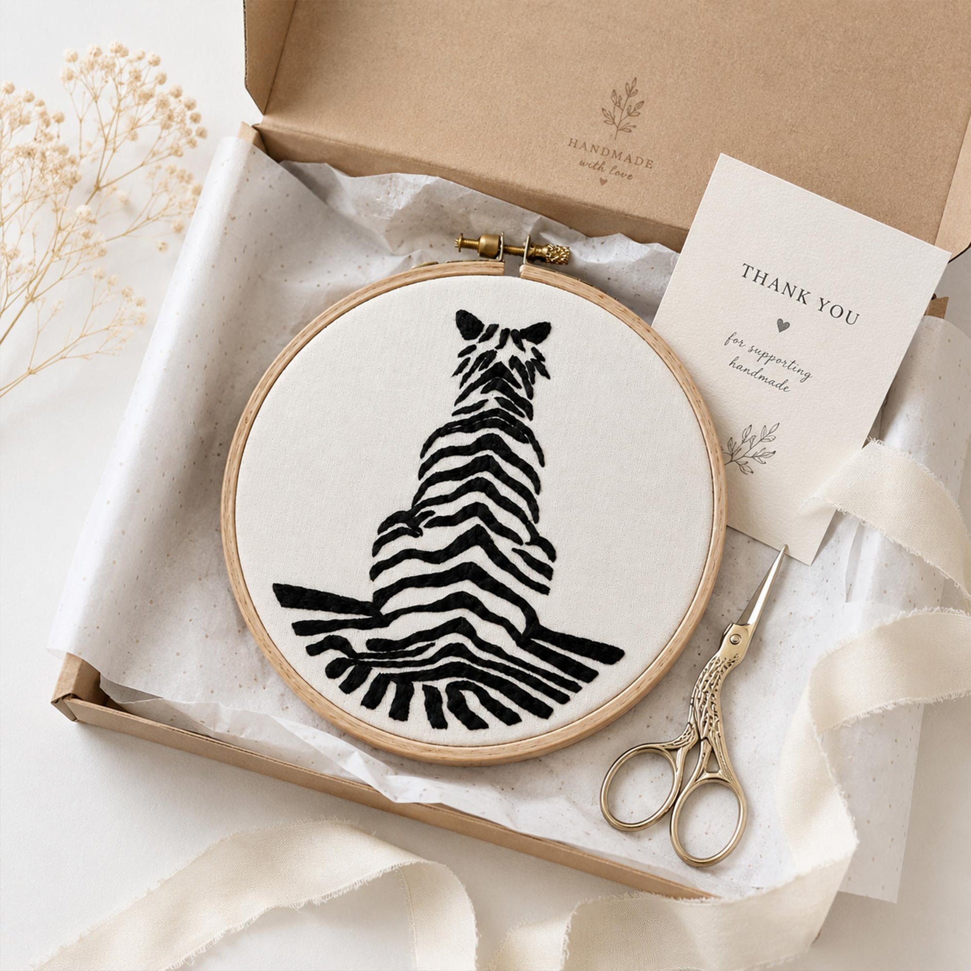 Broderidesign med Bengaliska lejonet