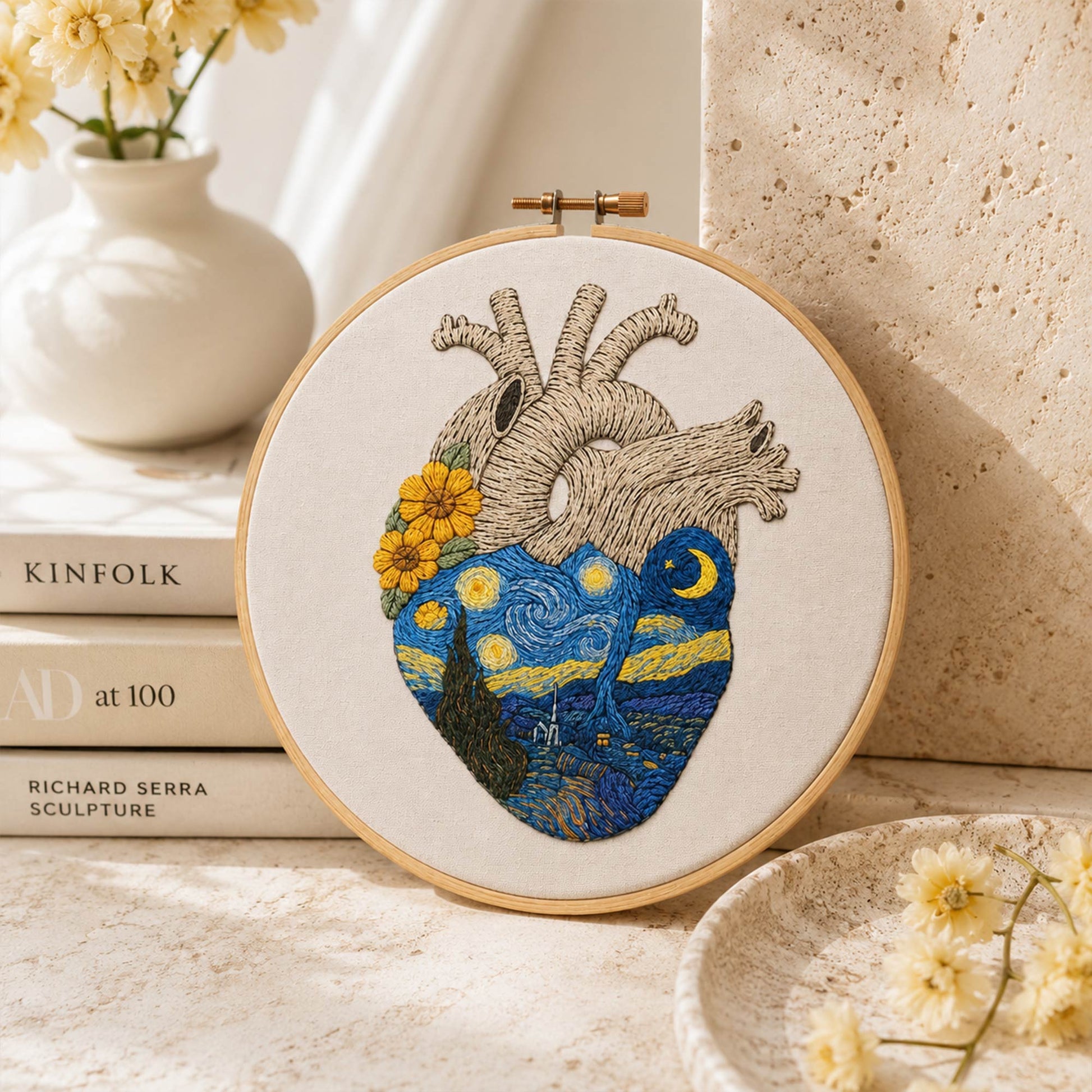 Van Gogh broderat hjärta