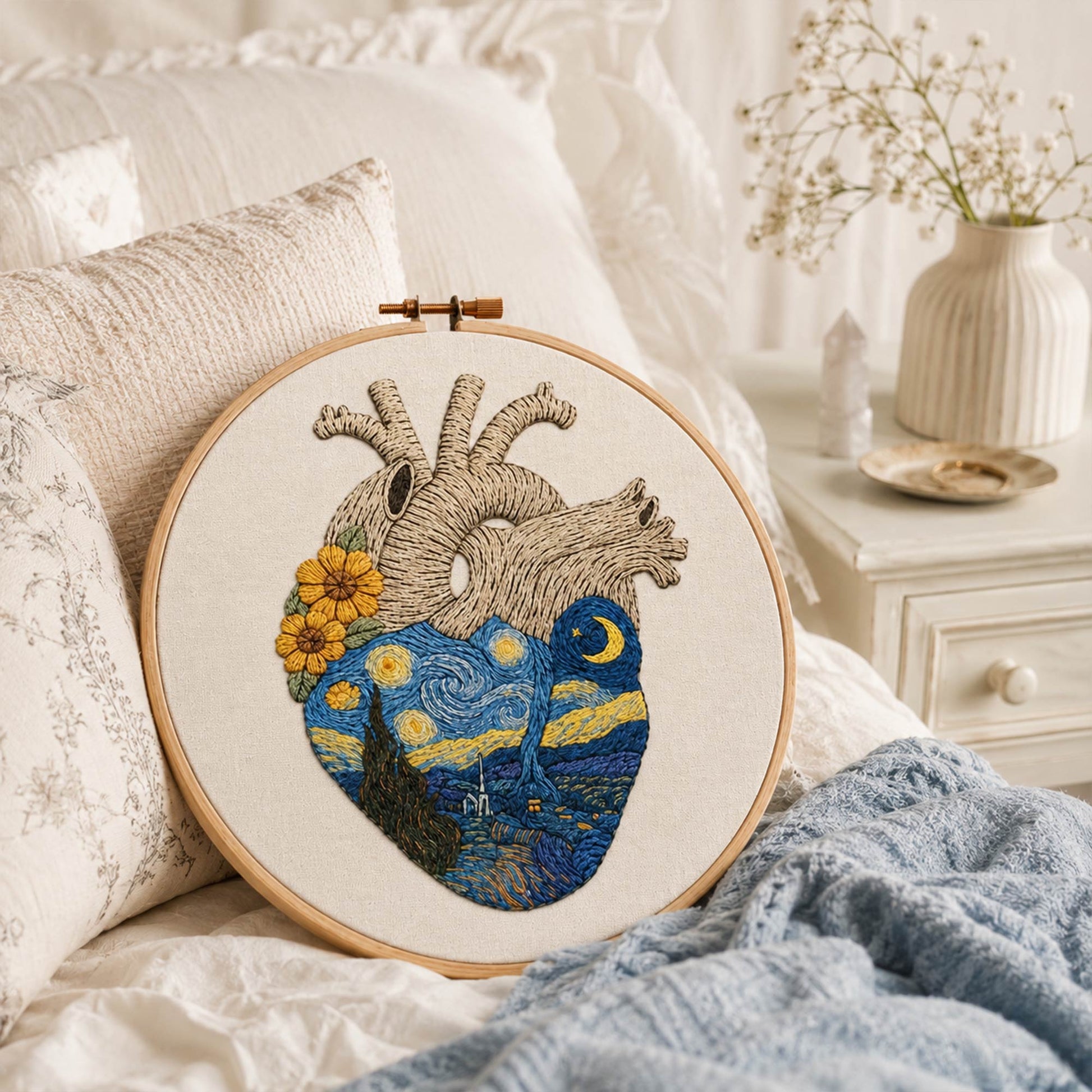 Van Gogh broderat hjärta