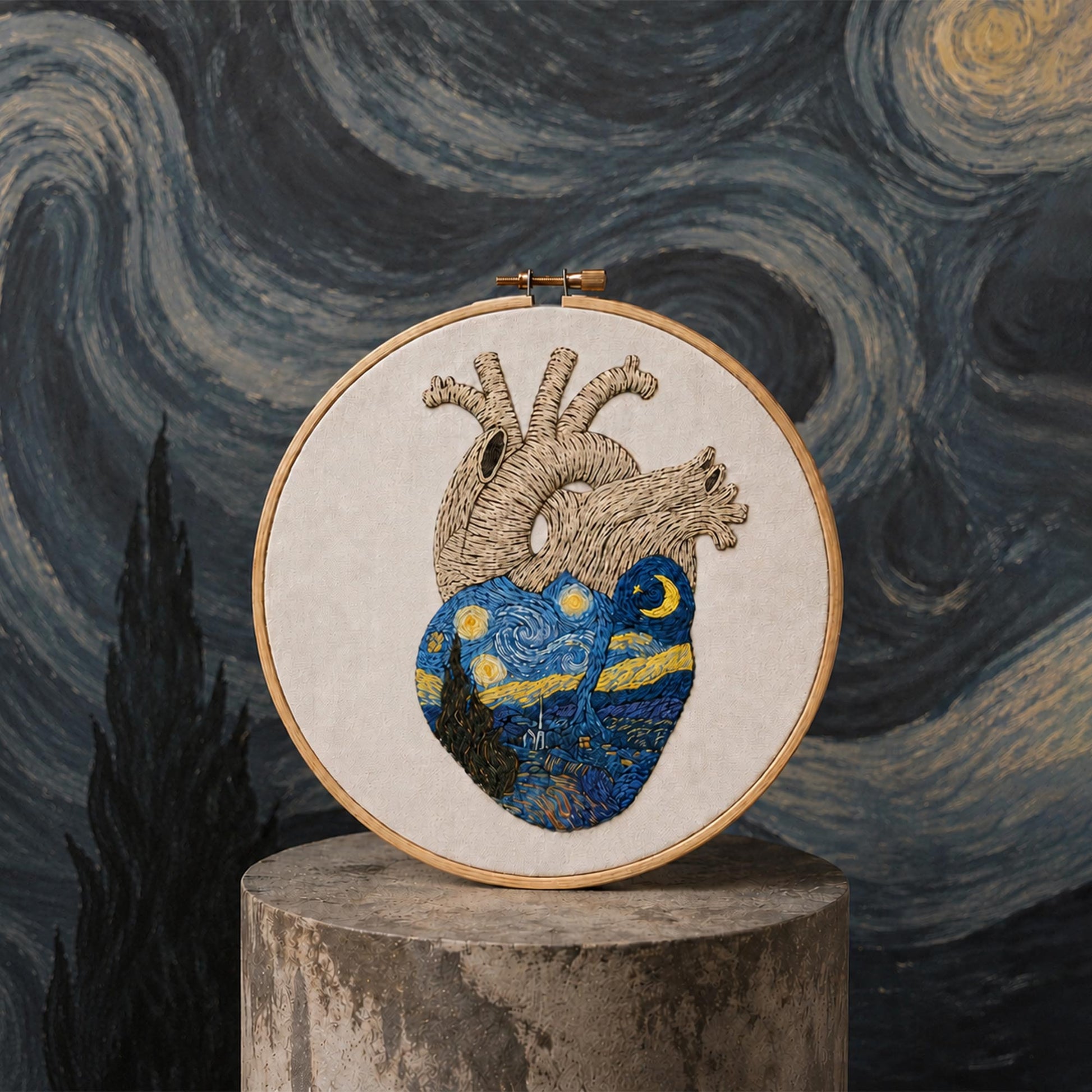Van Gogh broderat hjärta