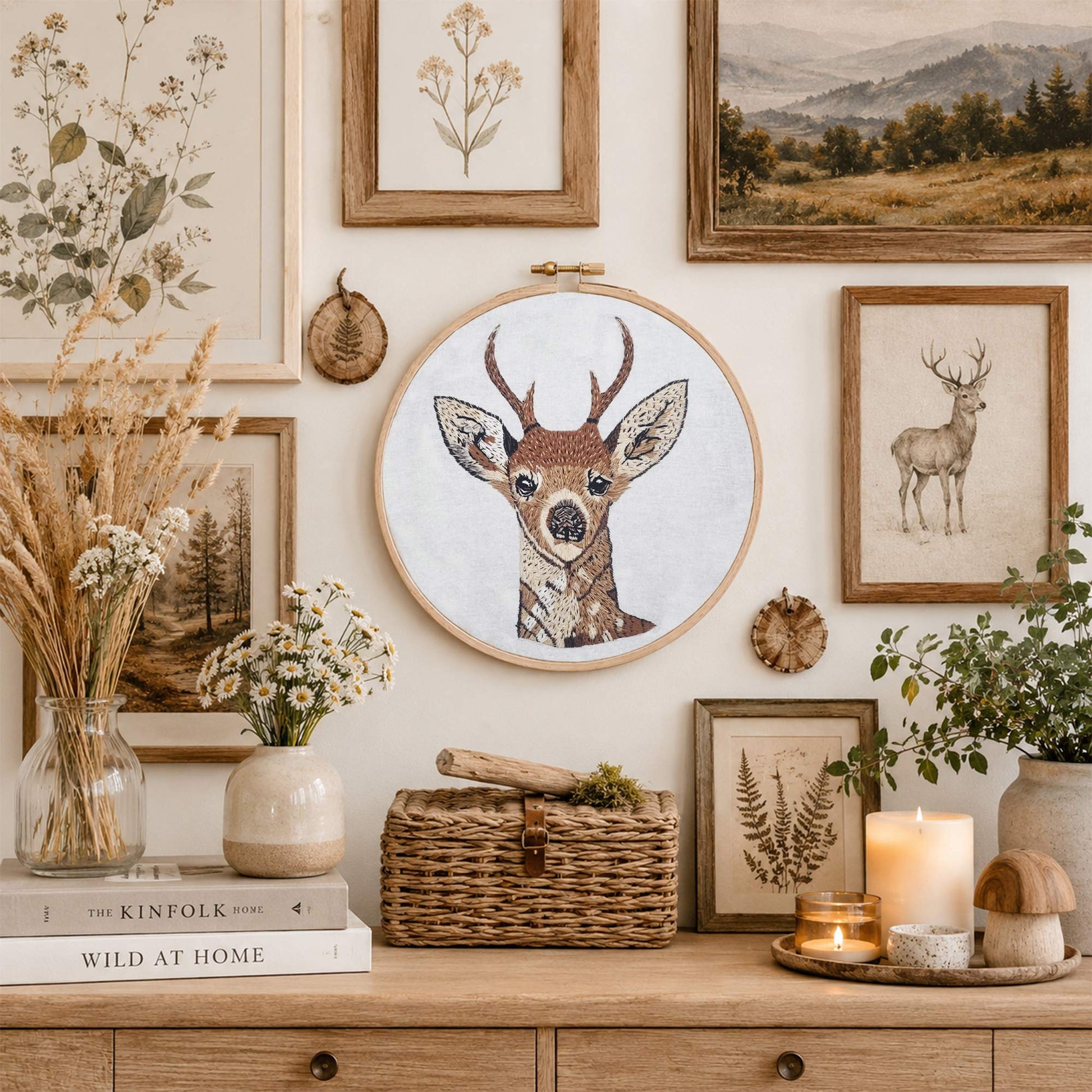 Broderidesign med hjortunge