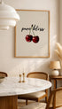 Pure Bliss Minimalist Fruit Artwork Mockup