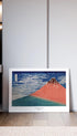 Red Fuji by Hokusai Mockup