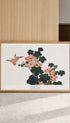 Hibiscus and Sparrow - Hokusai Mockup