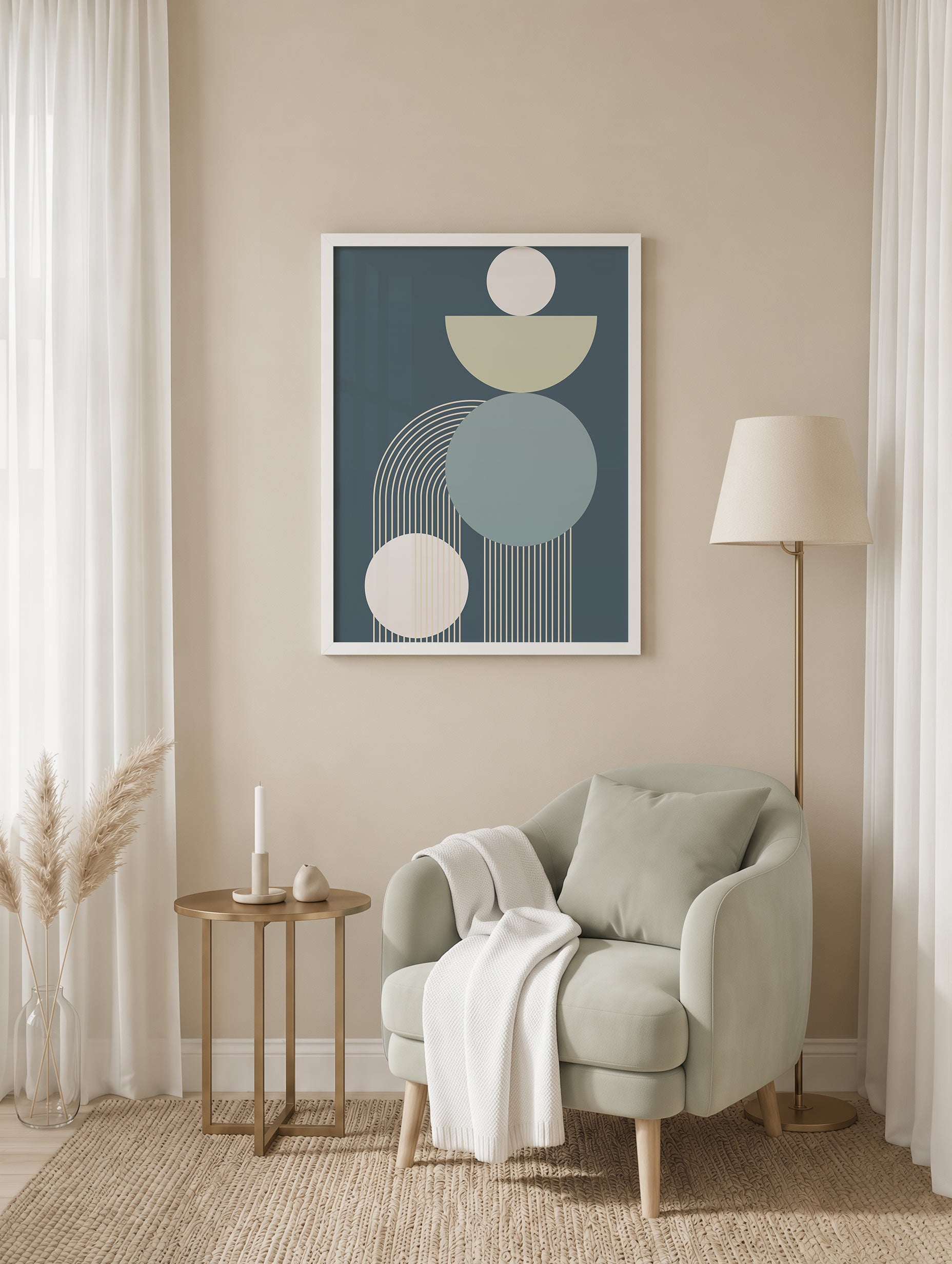 Skifferbåge Balans Poster