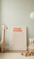 Study Tracker Poster No. 1 Mockup