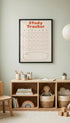 Study Tracker Poster No. 1 Mockup