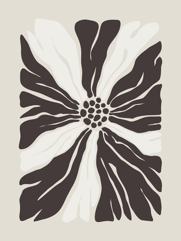 Abstrakt blommposter