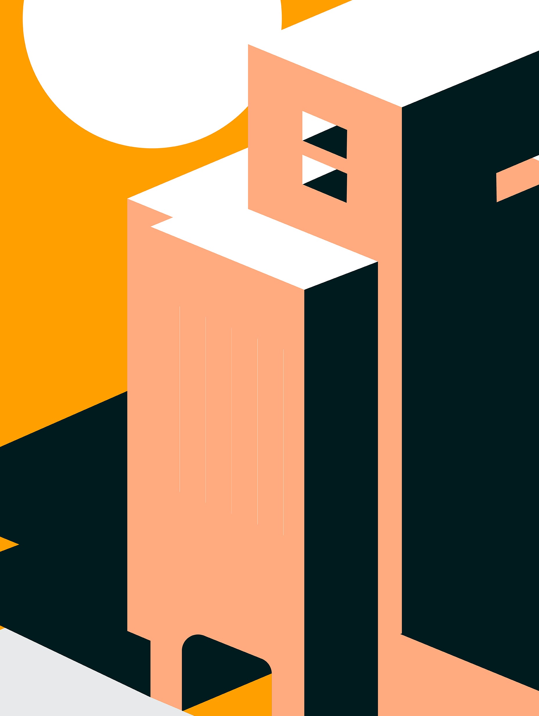 Modern Facade Bauhaus Poster