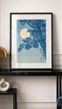 Blossoming Cherry on a Moonlit Night - Ohara Koson Mockup