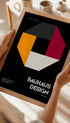 Bauhaus Block Form Poster Mockup