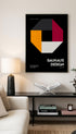 Bauhaus Block Form Poster Mockup