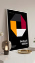 Bauhaus Block Form Poster Mockup