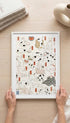 Cats Poster - Utagawa Mockup
