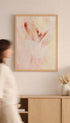 Pastel Paint Brush Stroke Poster Mockup